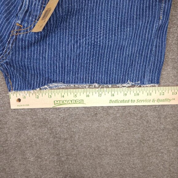 NWT Levi's 501 Striped Denim Button Fly Shorts Size 32 Waist - Picture 10 of 14